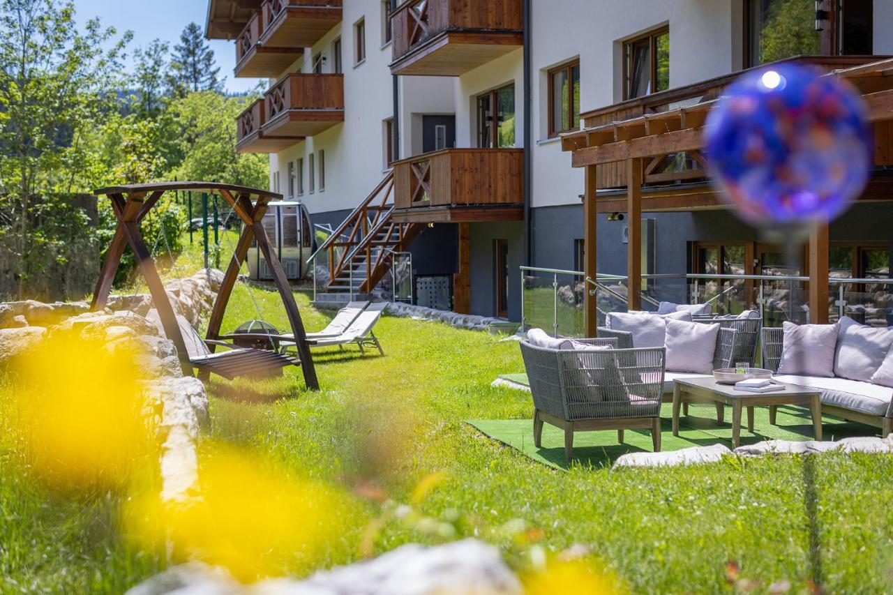 Apart- Und Wellnesshotel Dachsteinresort Russbach am Pass Gschutt Bagian luar foto