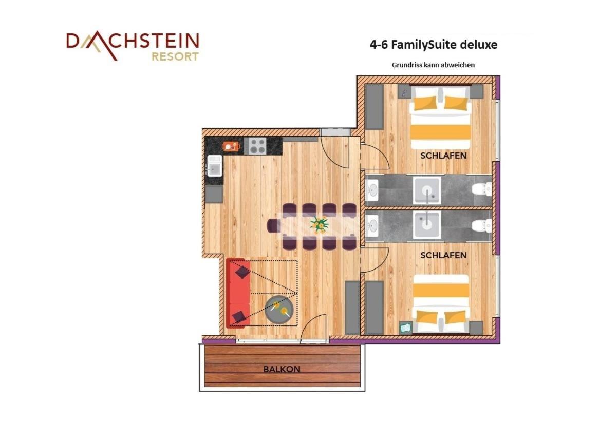 Apart- Und Wellnesshotel Dachsteinresort Russbach am Pass Gschutt Bagian luar foto